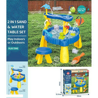 2-Tier Sand Water Table for Toddlers perfect for sand or water activities