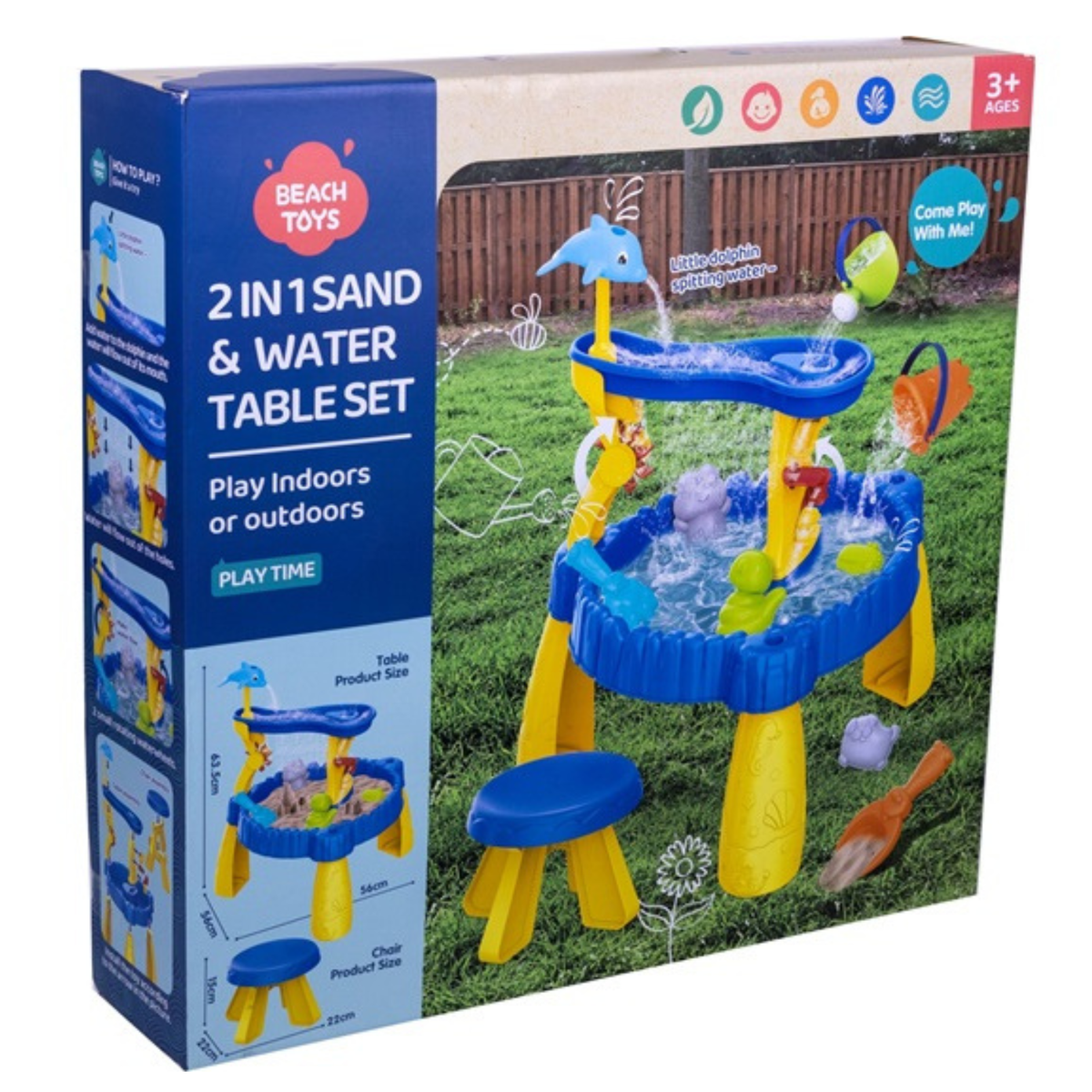 2-Tier Sand Water Table for Toddlers picture of the box