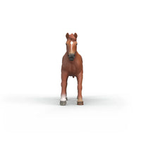 Schleich 14915 English Thoroughbred Stallion front view picture of the horse figure