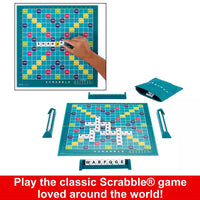 "Enjoy Scrabble Original, now featuring Scrabble Together, a cooperative word challenge game."
