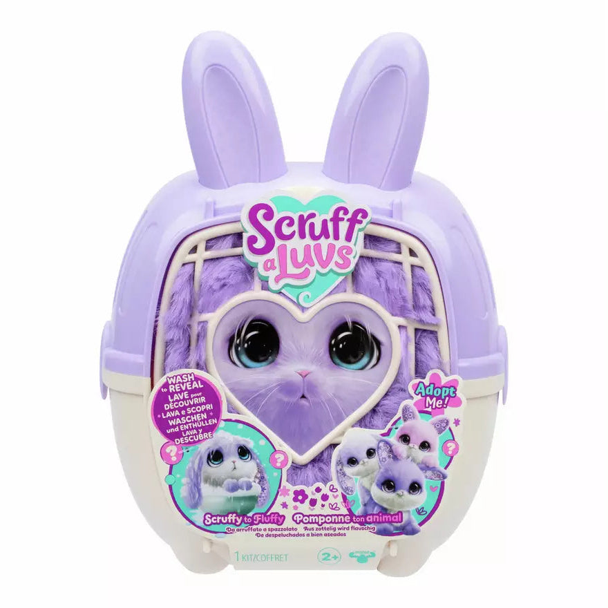 ScruffaLuvs Bunny Scruff Soft Toy comes in a box