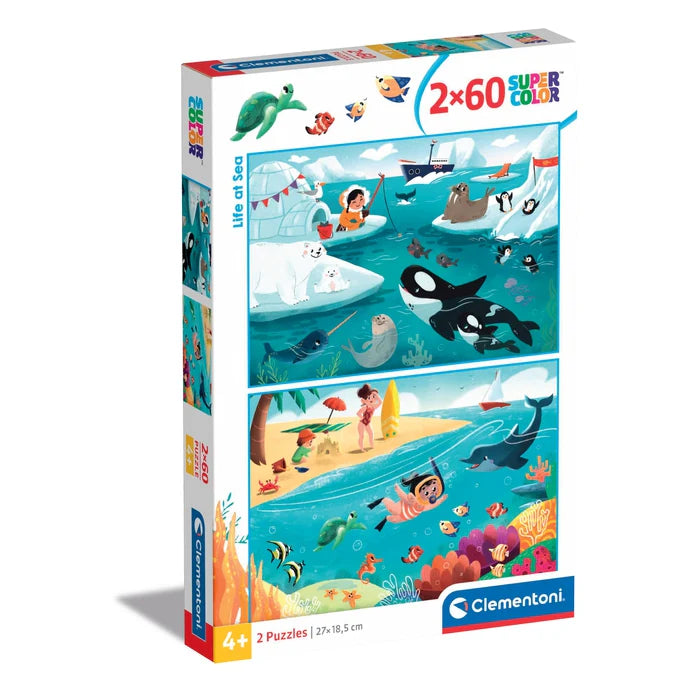 Clementoni Life At Sea Jigsaw Puzzle Set of 2