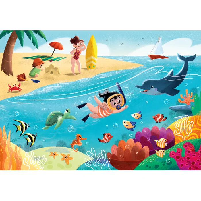 Clementoni Life At Sea Jigsaw Puzzle Set of 2