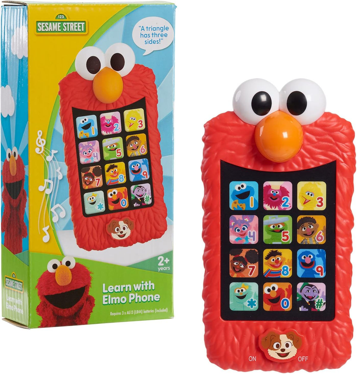 Sesame Street Learn with Elmo Phone comes in the box