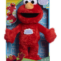 Sesame Street Tickle Me Elmo Plush Doll picture in the box
