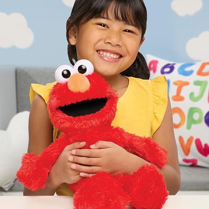 Sesame Street Tickle Me Elmo Plush Doll life style picture
