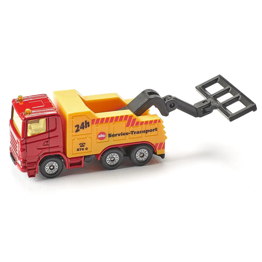 Siku Breakdown Tow Truck with Car Toy Vehicle for kids over 3 years old