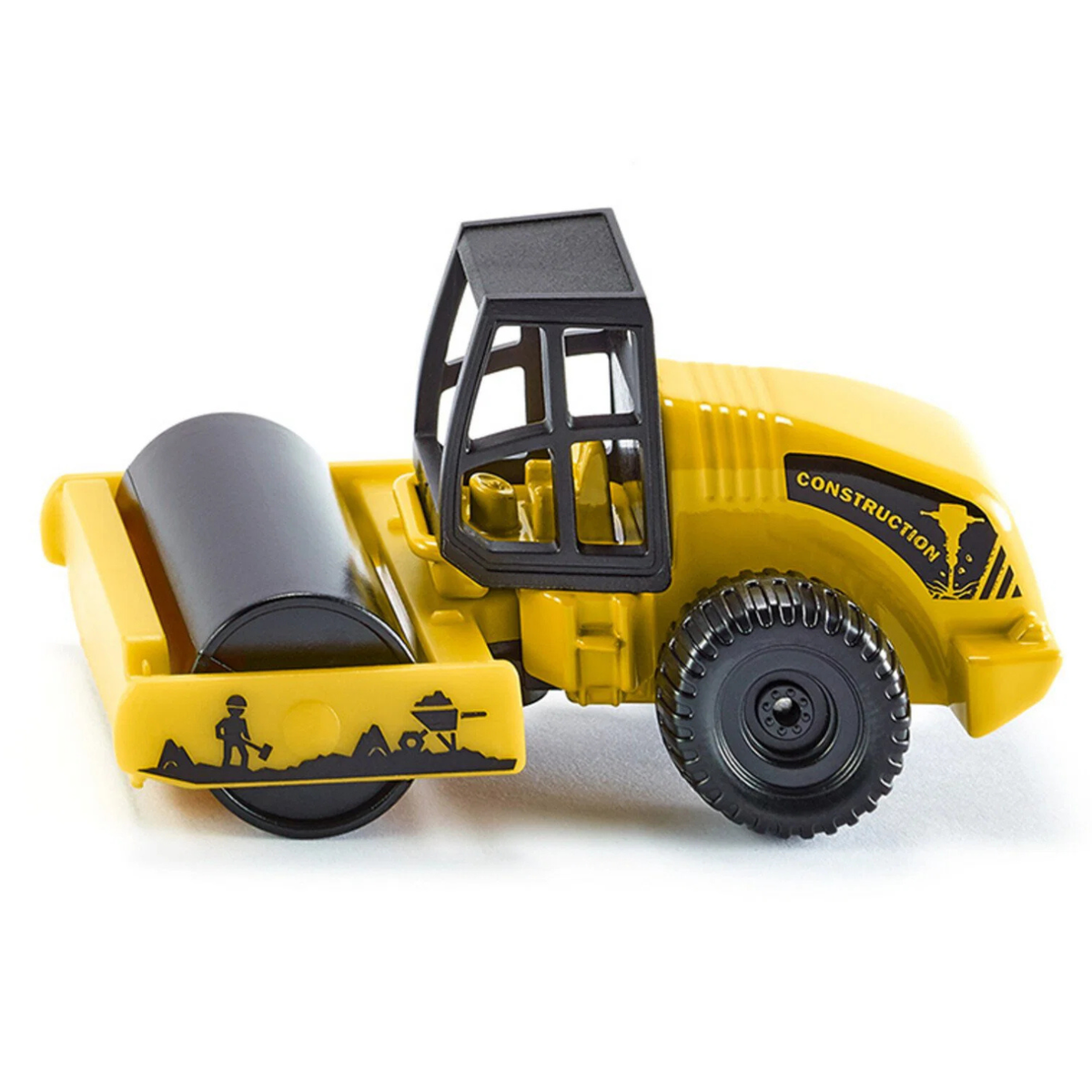 Siku 1:87 Compactor Toy Road Roller picture on the white backgrond