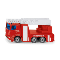 Siku Fire Engine Toy Truck with Moving Ladder picture on the white backgorund