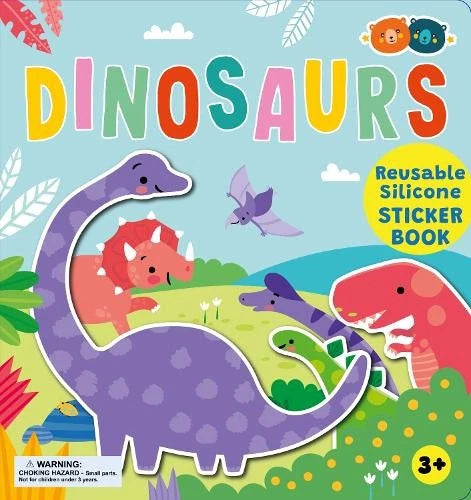 Silicone Sticker Book - Dinosaurs activity book