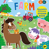 Silicone Sticker Book Farm title page  picture