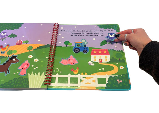 Silicone Sticker Book Farm life style picture