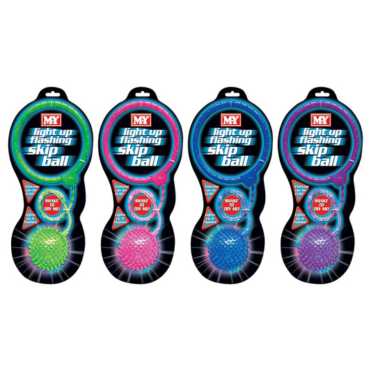 Light Up Flashing Skip Ball Assorted