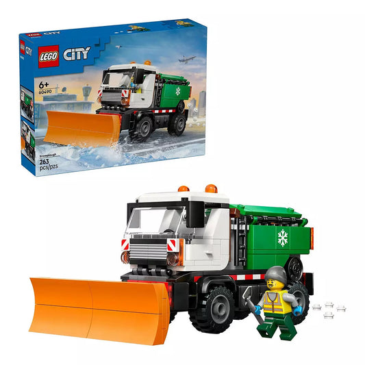 LEGO City 60490 Snowplough Truck Toy with Driver Minifigure your favorite lego set