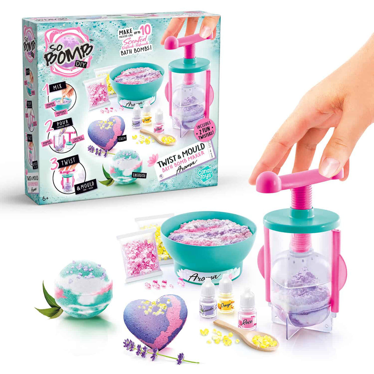 So Bomb DIY Aroma Twist’N Mould Bath Bomb Maker