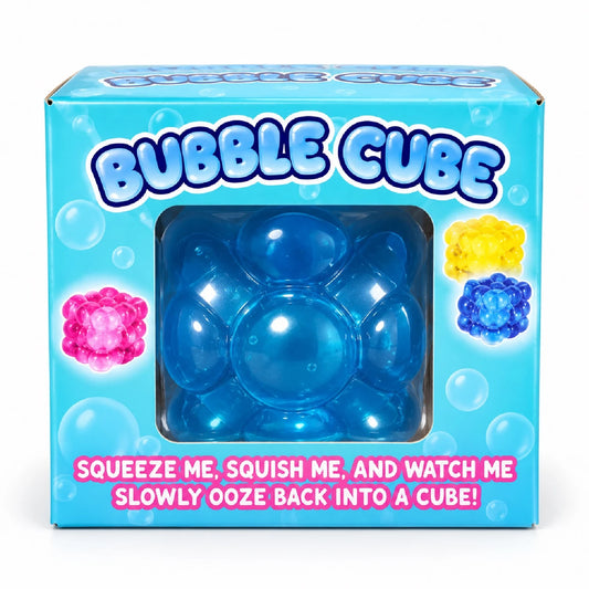Squish Bubble Cube Fidget Toy Assorted