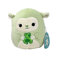 Squishmallows Clove Green Lamb with Shamrock cozy lamb soft toy