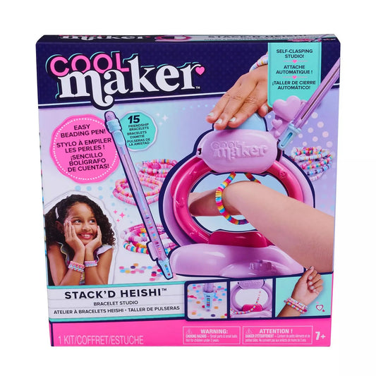Cool Maker Stack'd Heishi Bracelet Studio Craft Kit picture of the box