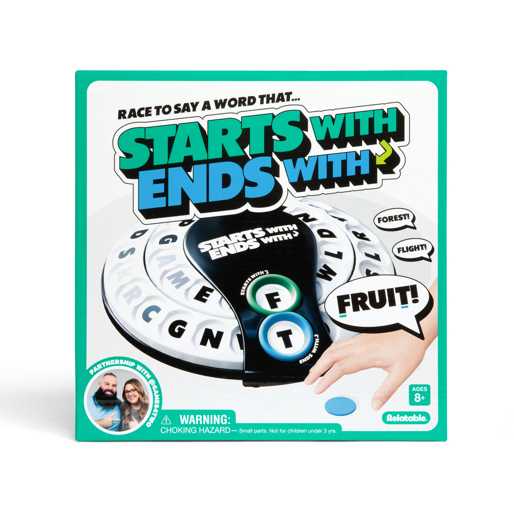 Back of Starts With Ends With box