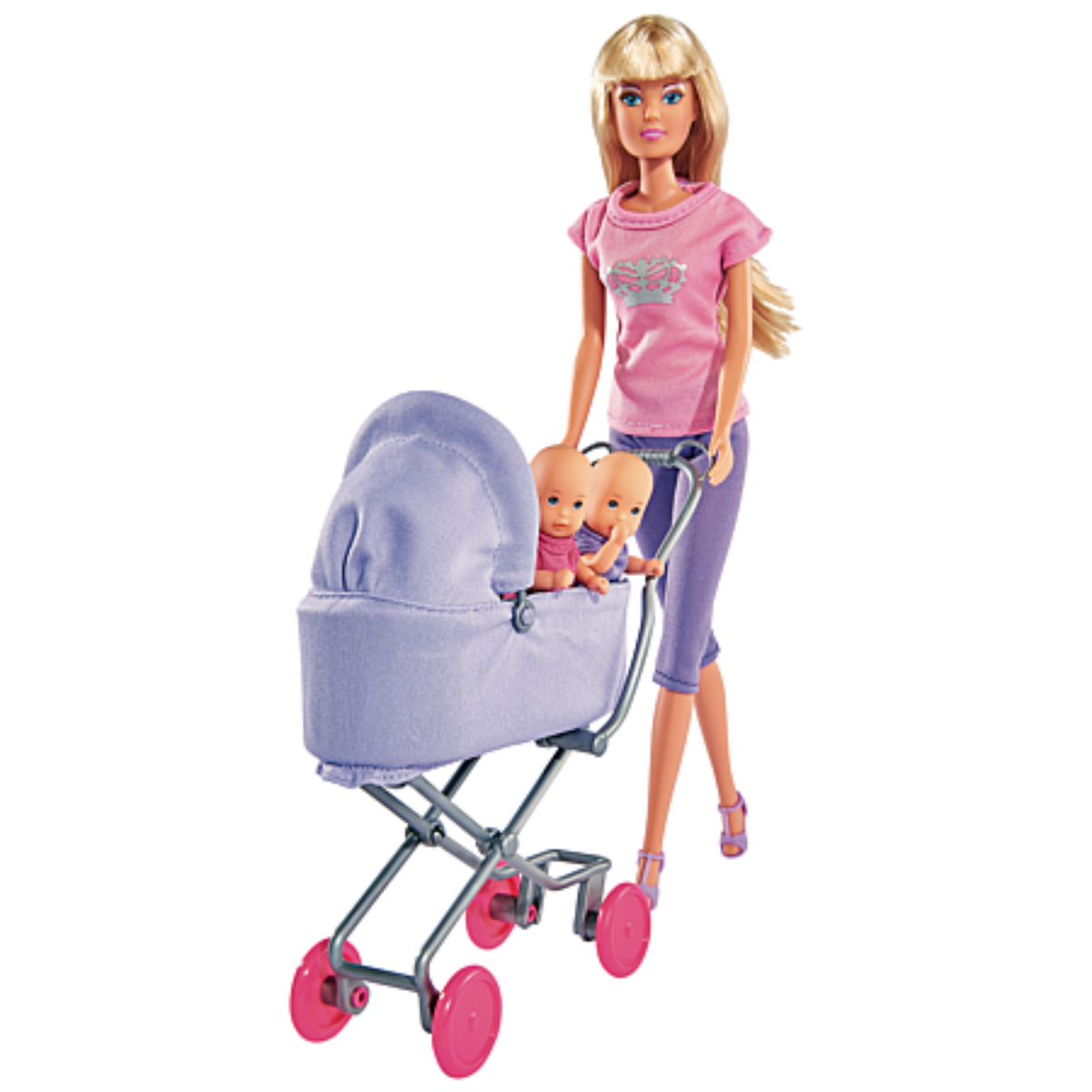 Steffi Love Sunshine Twins Doll Set picture of the purple playset