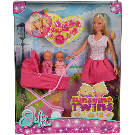 Steffi Love Sunshine Twins Doll Set picture of the box