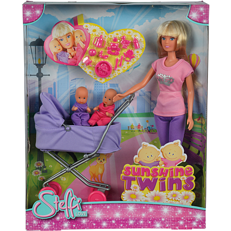 Steffi Love Sunshine Twins Doll Set picture in the box