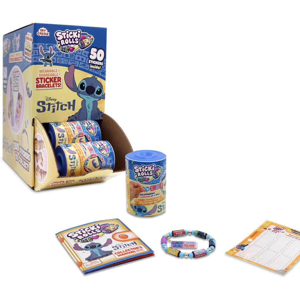 Sticki Rolls Disney Stitch Sticki Bands Capsule beading jewelleries