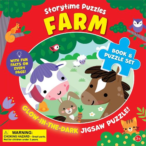 Storytime Farm Puzzles Book for Kids interactive book with puzzles