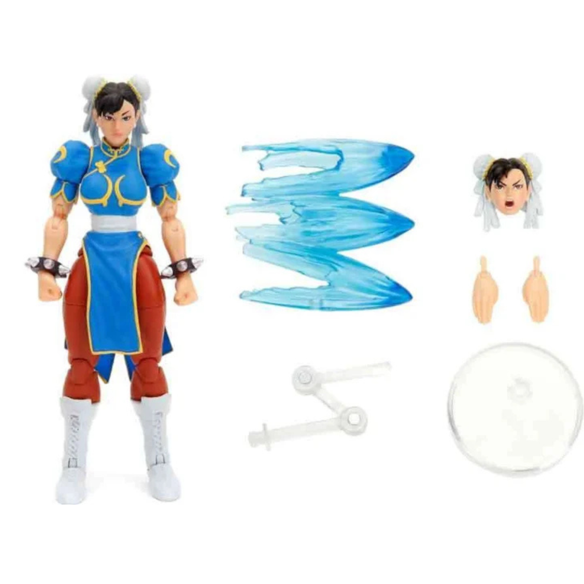 Street Fighter Chun-Li Figure all items that set include