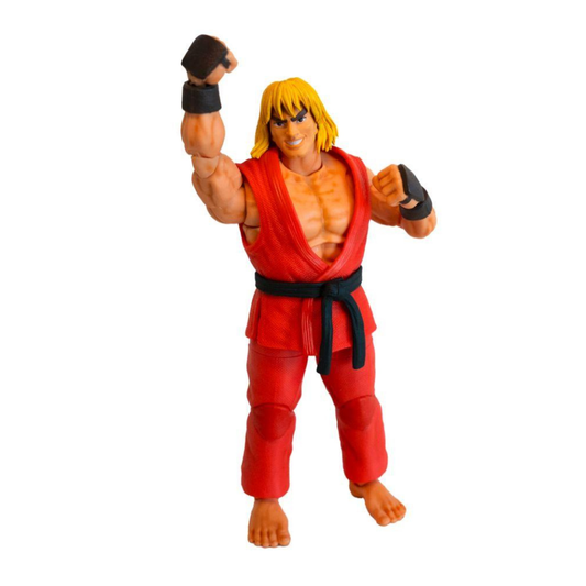 Street Fighter II Ken Figure picture on the white background