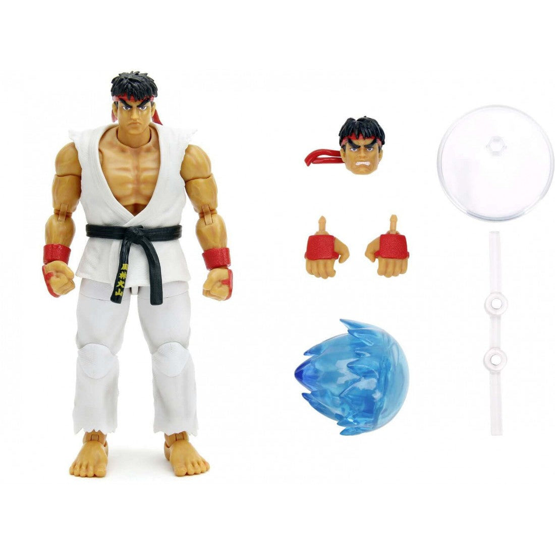 Street Fighter Ryu Figure all pieces that set include