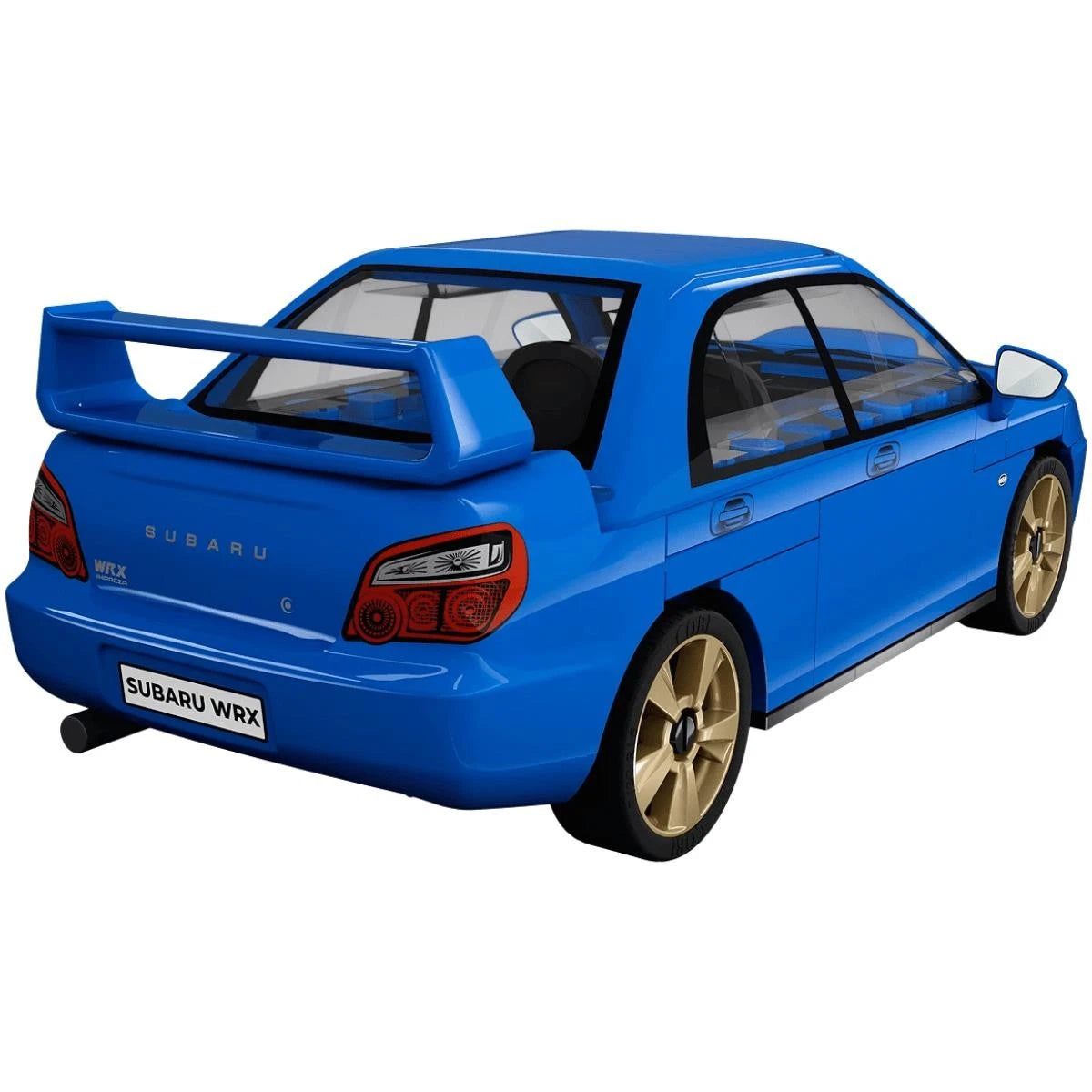 Subaru Impreza WRX Building Block Model picture from the back