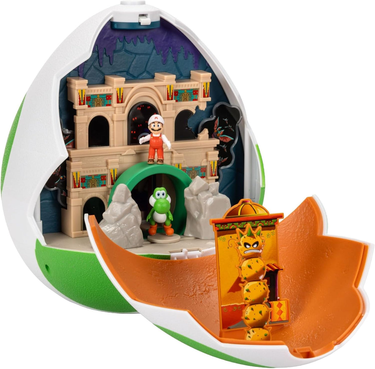 Super Mario Galaxy Movie Yoshi Egg Playset picture on the white background