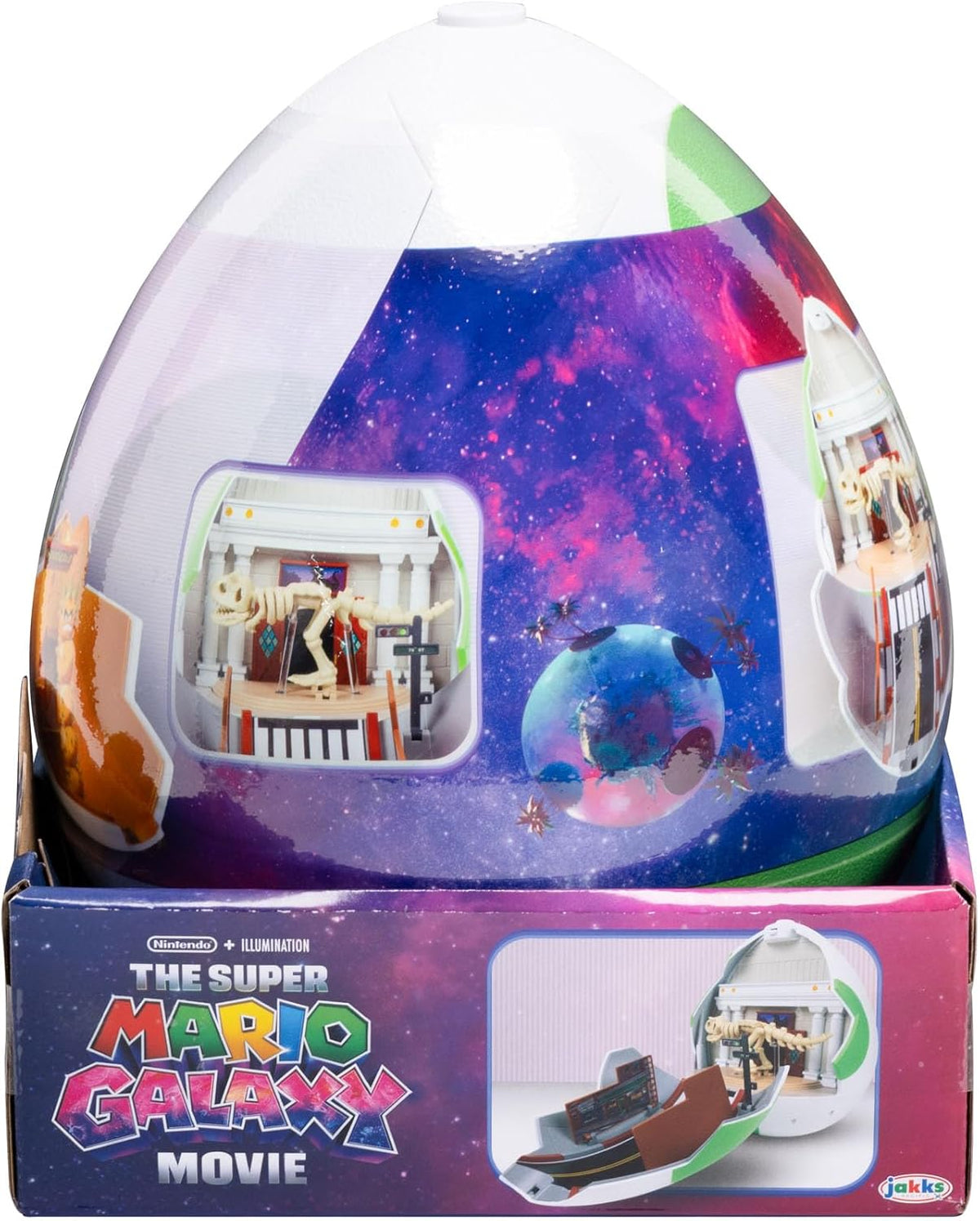 Super Mario Galaxy Movie Yoshi Egg Playset picture of the box