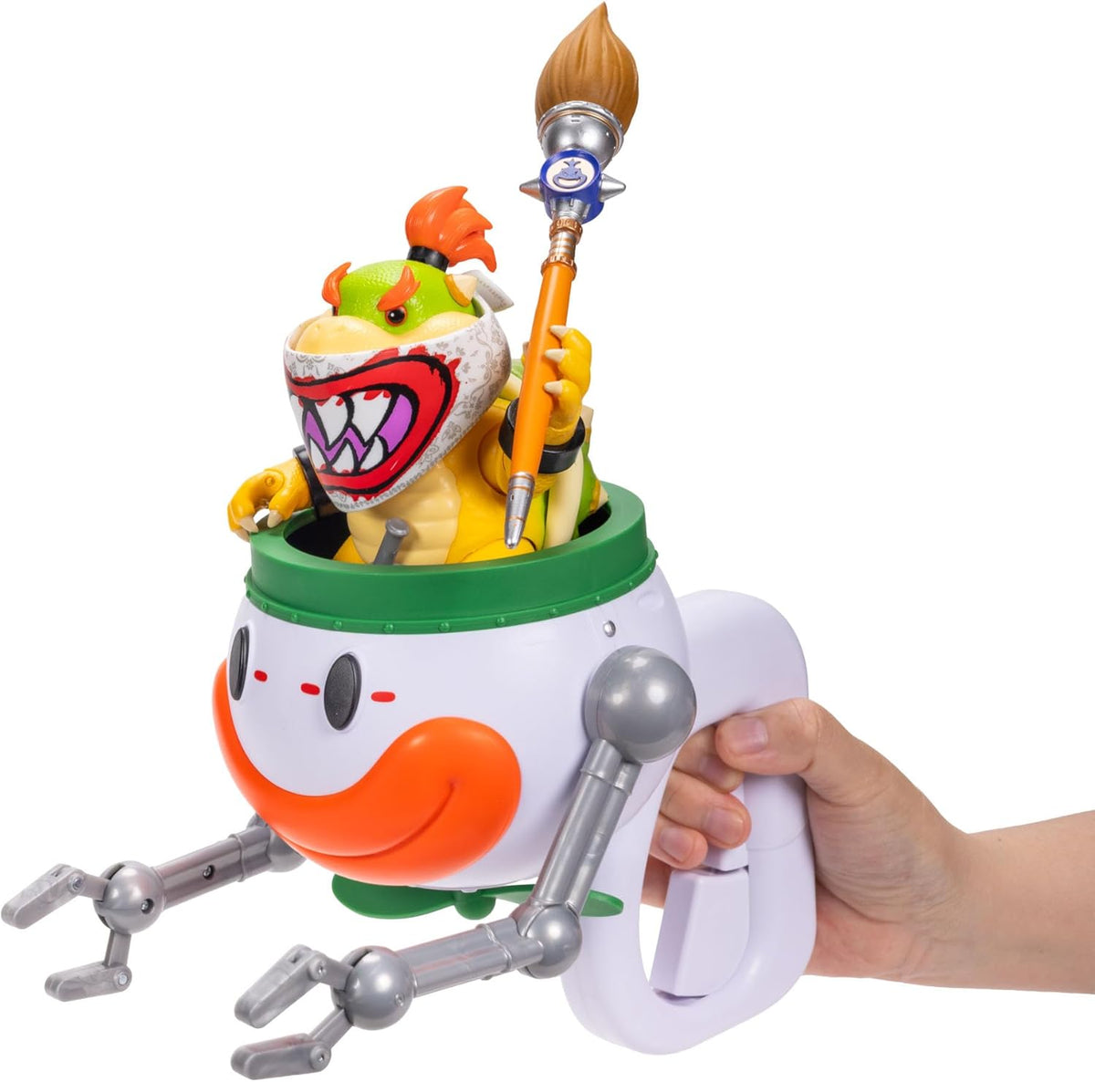 Super Mario Galaxy Movie Bowser Jr. Clown Car Playset interactive platyset