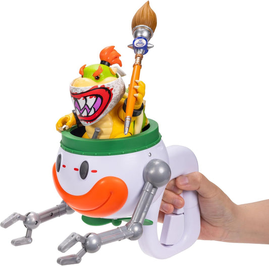 Super Mario Galaxy Movie Bowser Jr. Clown Car Playset interactive platyset