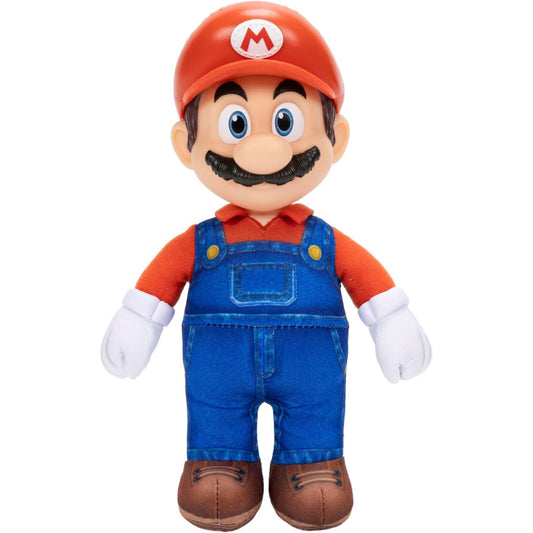 Super Mario Galaxy Movie Mario Soft Toy picture on the white background