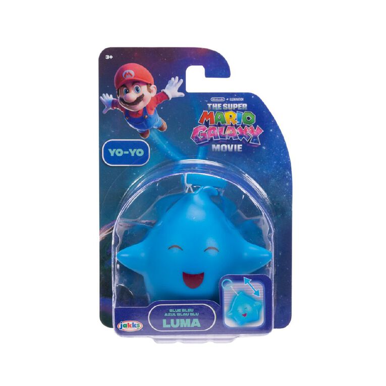 Super Mario Movie 2 Luma Glow-in-the-Dark Yo-Yo Toy available in blue