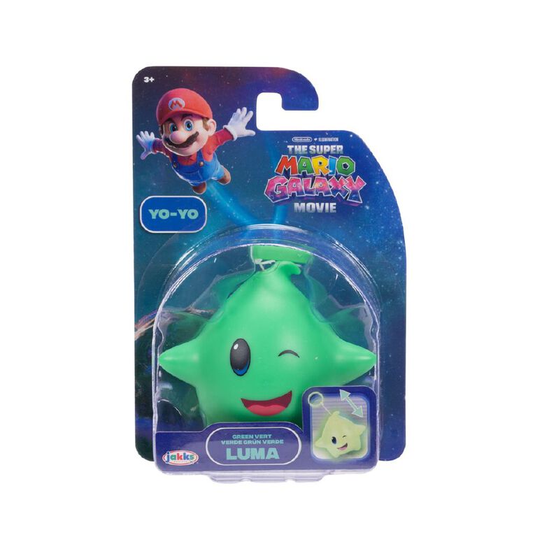 Super Mario Movie 2 Luma Glow-in-the-Dark Yo-Yo Toy available in green