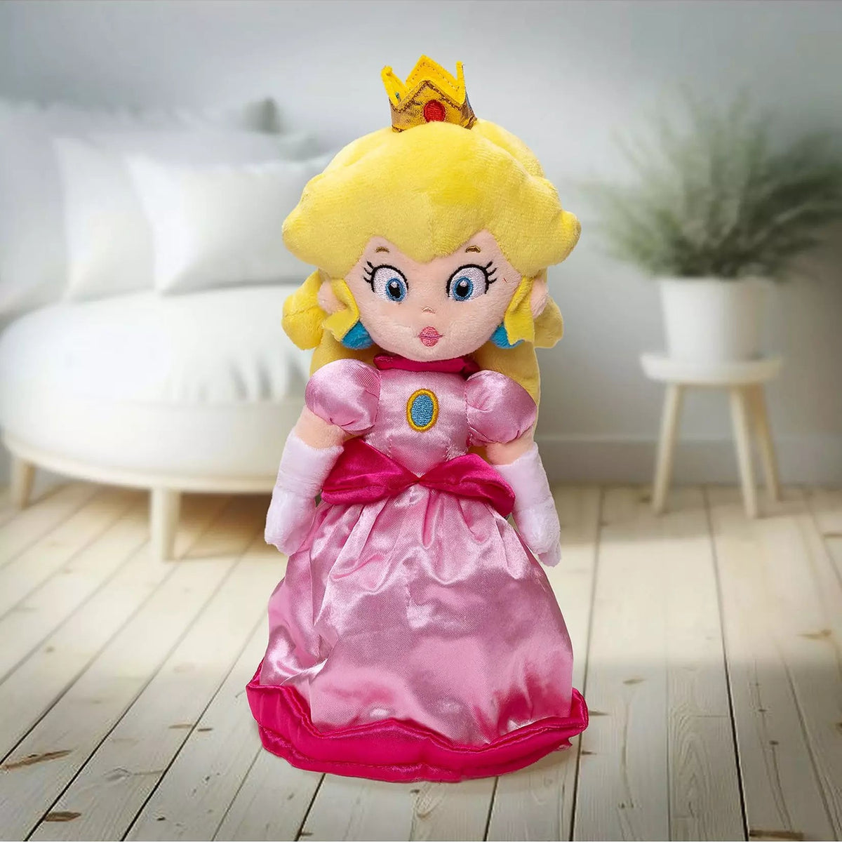 Super Mario Peach Plush life style picture