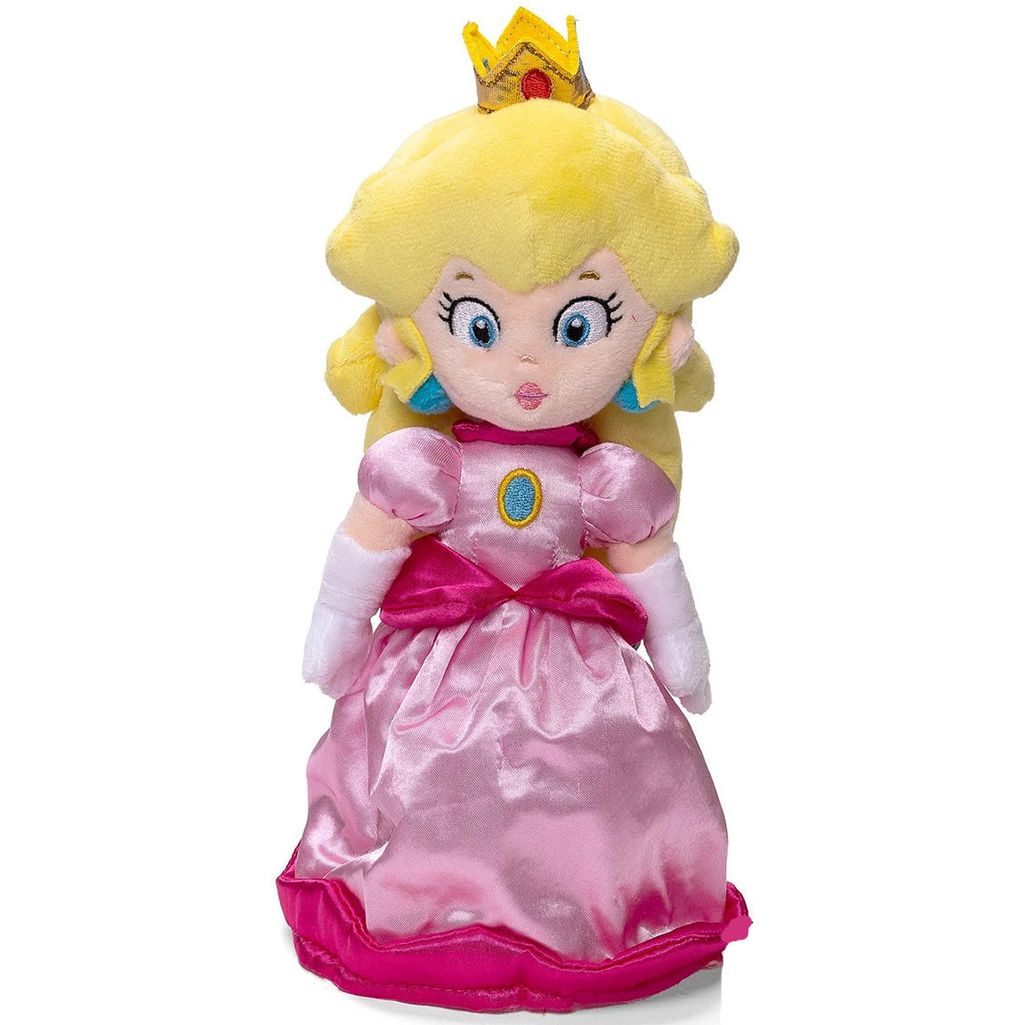Super Mario Peach Plush picture on the white background