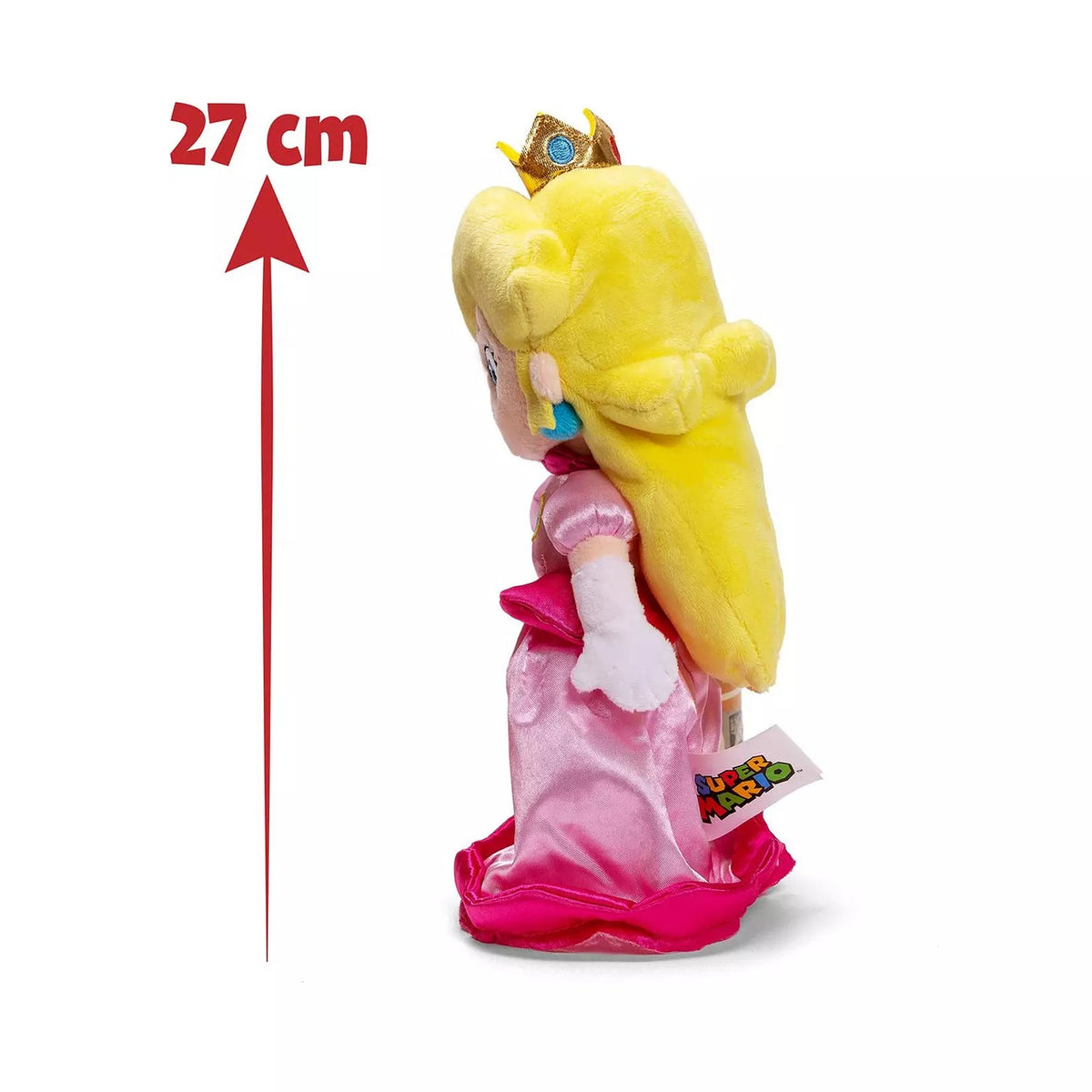 Super Mario Peach Plush picture with doll height