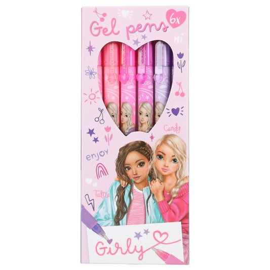 TOPModel Girly Gel Pen Set picture in the box