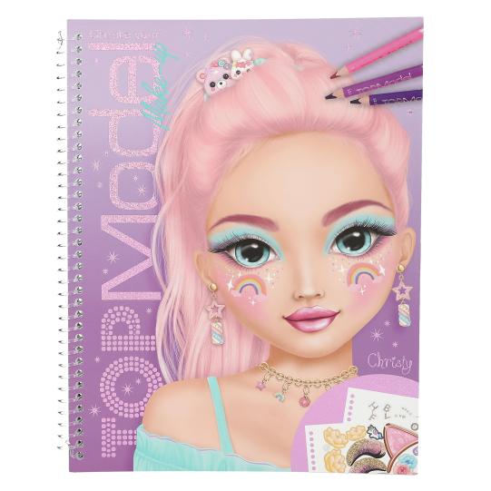 TOPModel Make Up Colouring Book picture of the book