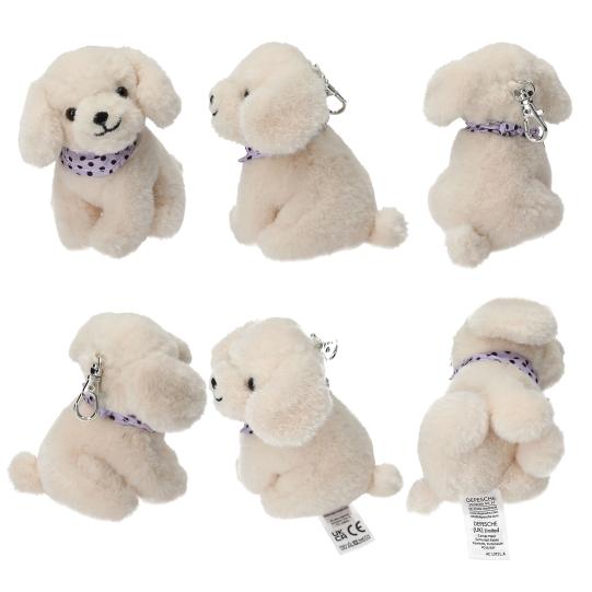 TOPModel Plush Dog Pendants white cute puppy