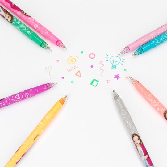TOPModel Rainbow Glitter Gel Pen Set