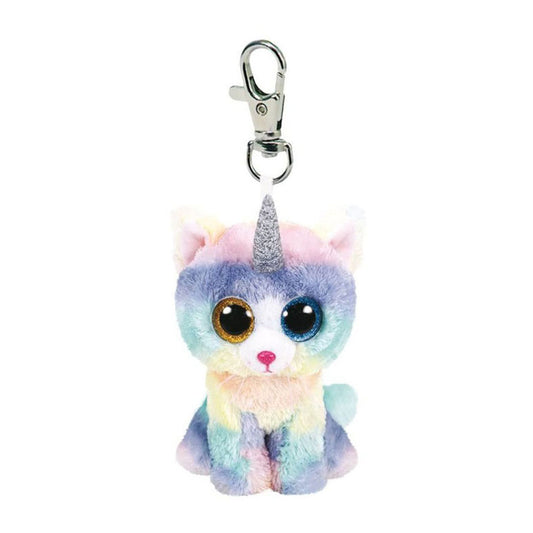 TY 35232 Beanie Boo Heather Key Clip