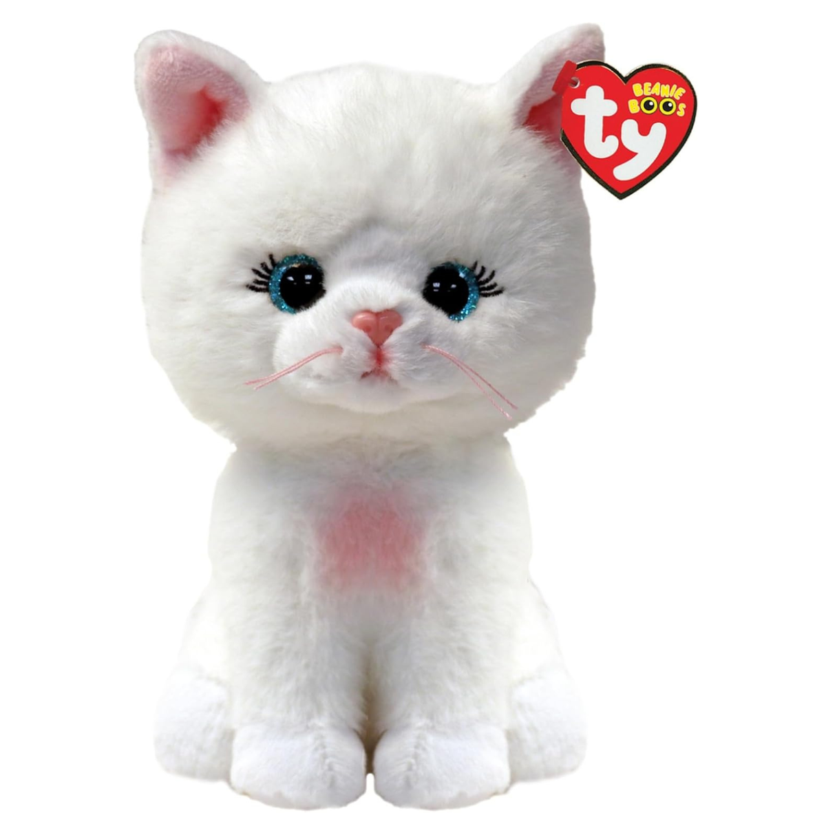 TY Beanie Boo Amelia Cat Plush 14cm picture on the white background