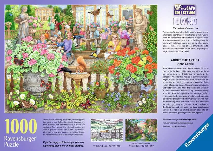 Ravensburger The Orangery Café 1000 Pc Jigsaw Puzzle