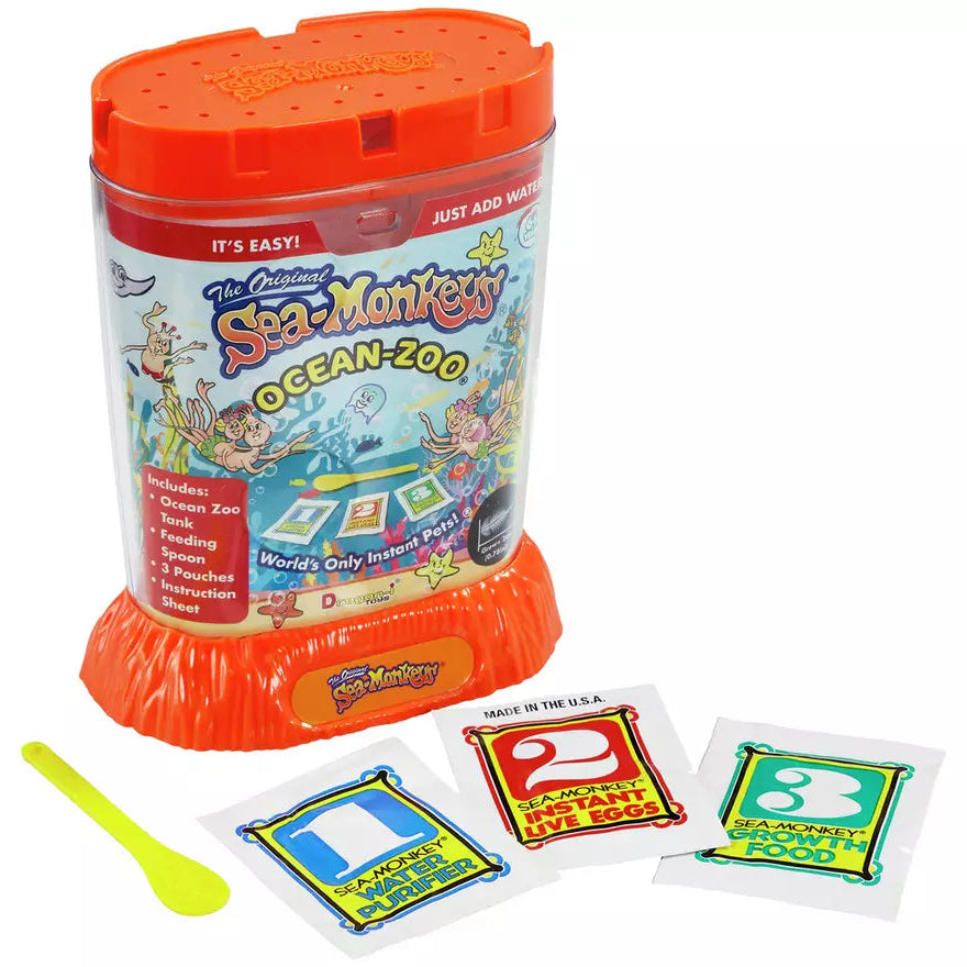 The Original Sea Monkeys Ocean Zoo availabe in an orange color